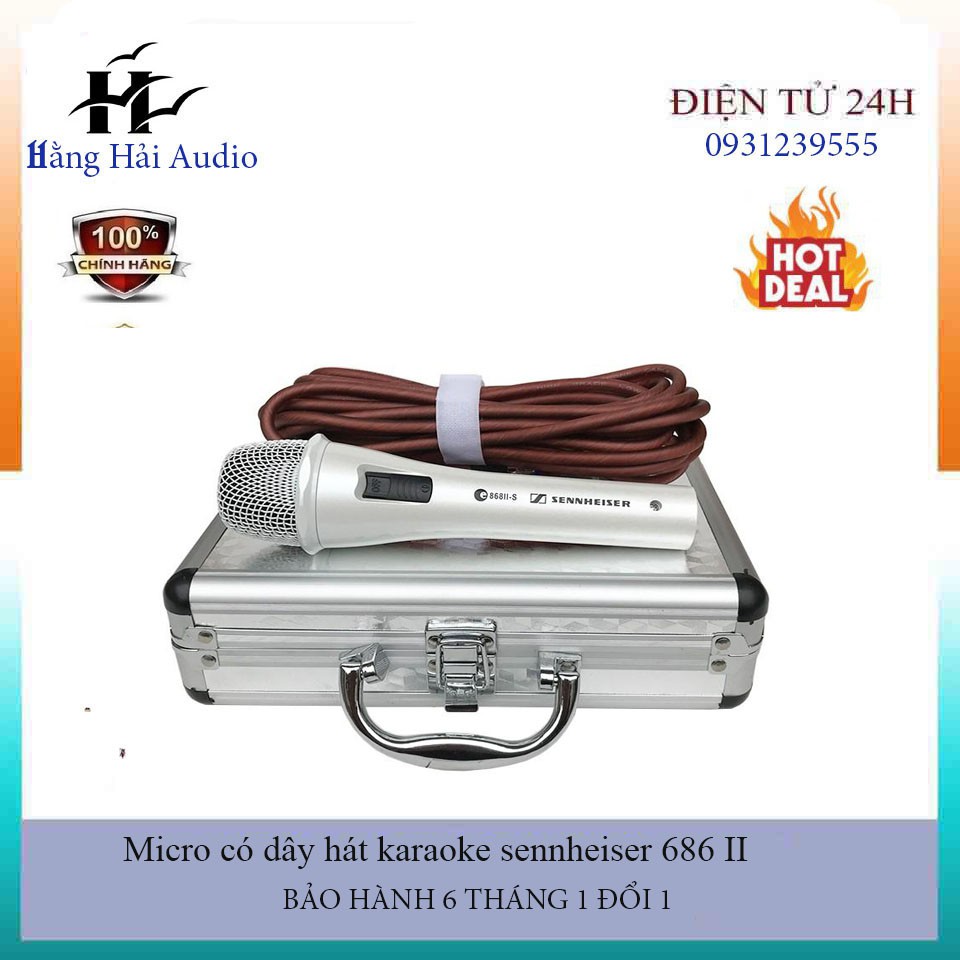 🔊🔊🔊Micro dây cao cấp Sennheiser 868 II-S (hàng chính hãng, bắt âm cực tốt luôn )🔊🔊🔊