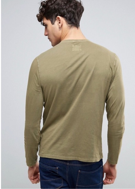 [VNXK] Áo dài tay nam Abercrombie & Fitch Mens Henley Long Slevee Top Garment Dyed | BigBuy360 - bigbuy360.vn