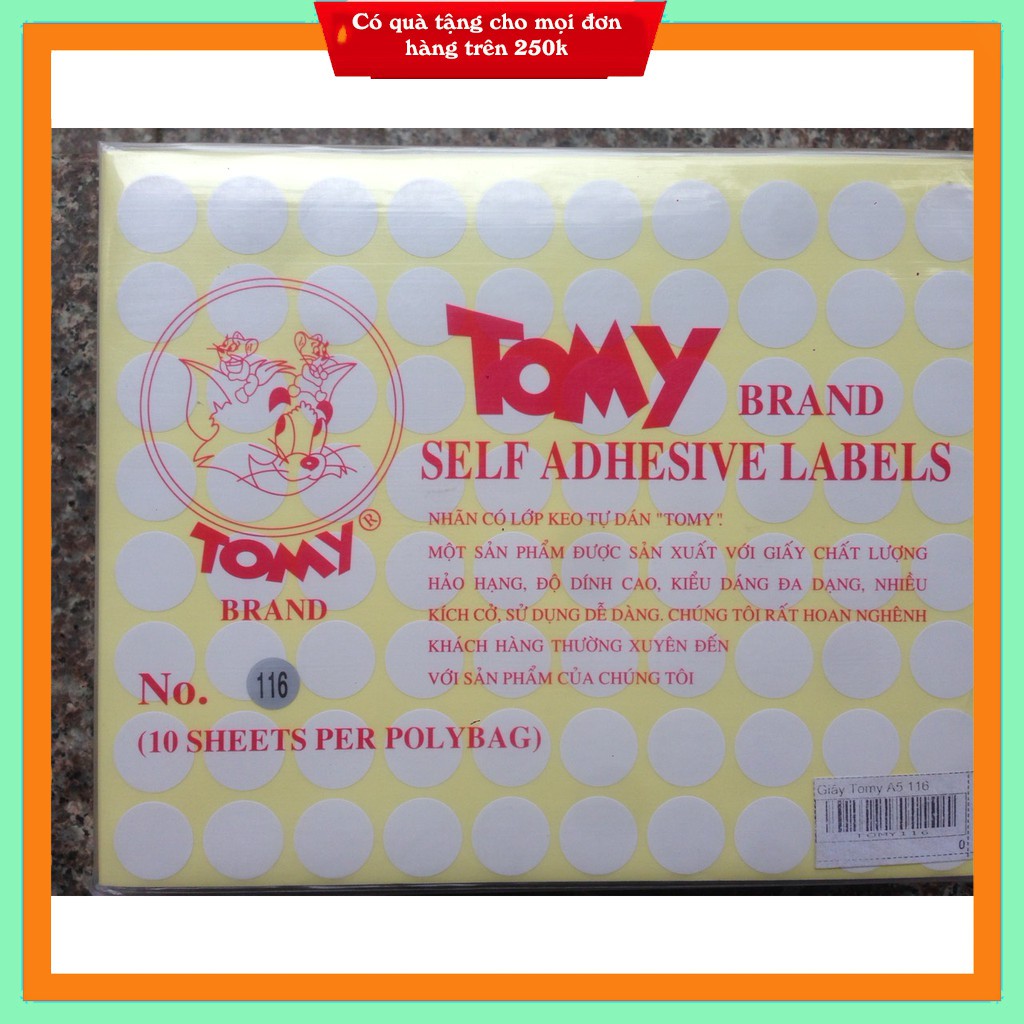 Giấy decal tomy A5 - các mã hình tròn (mã 114 - 118)[̲̅$̲̅(̲̅2οο̲̅)̲̅$̲̅]