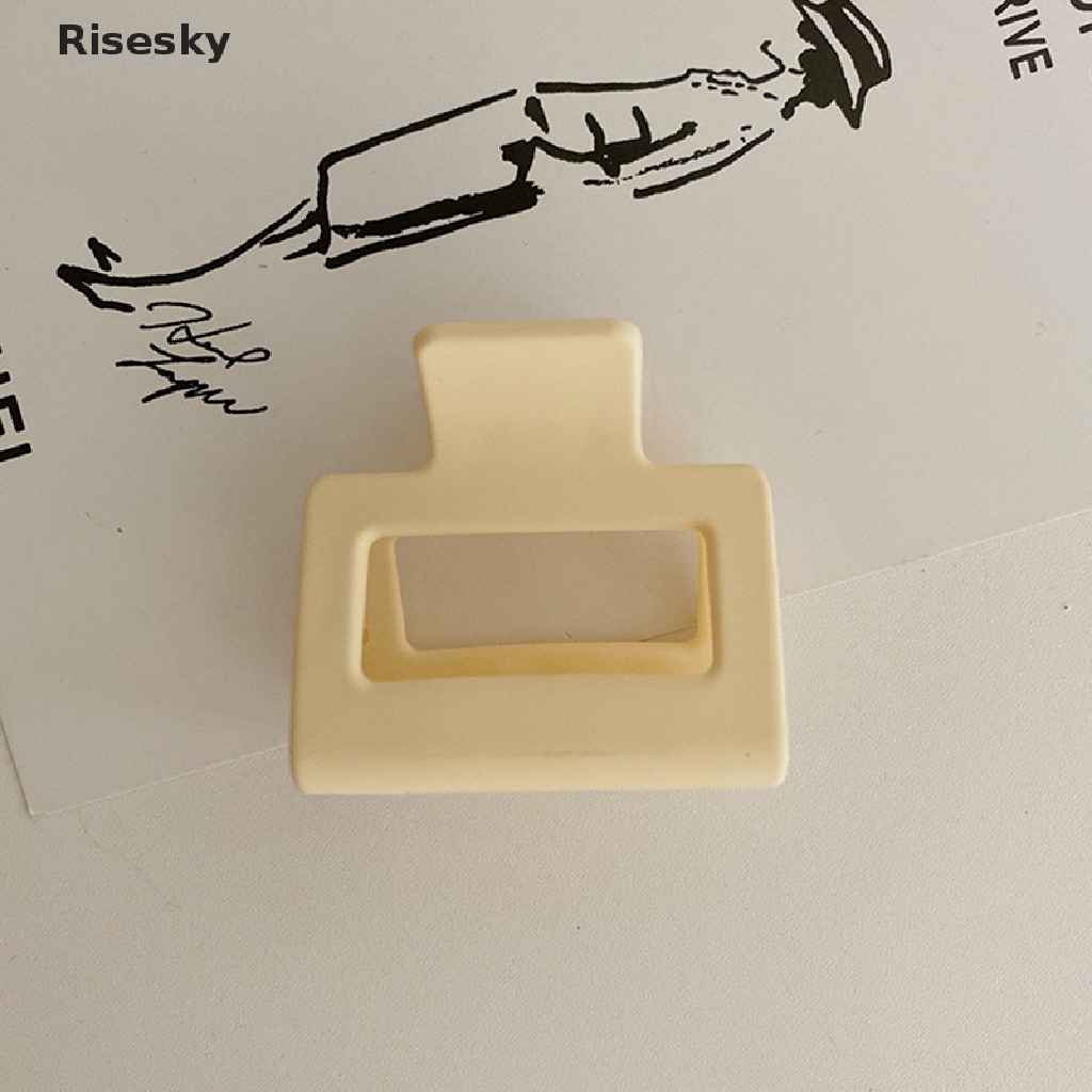 Kẹp Tóc Hình Con Cua Màu Trơn Phong Cách Hàn Quốc