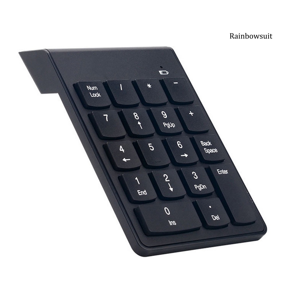 Bàn Phím Số 18 Phím Không Dây Mini 2.4g Cho Laptop / Pc