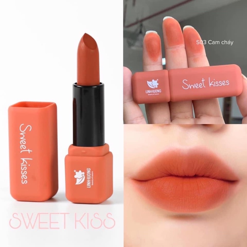 Son Kẹo Linh Hương, son thuần chay chuẩn màu