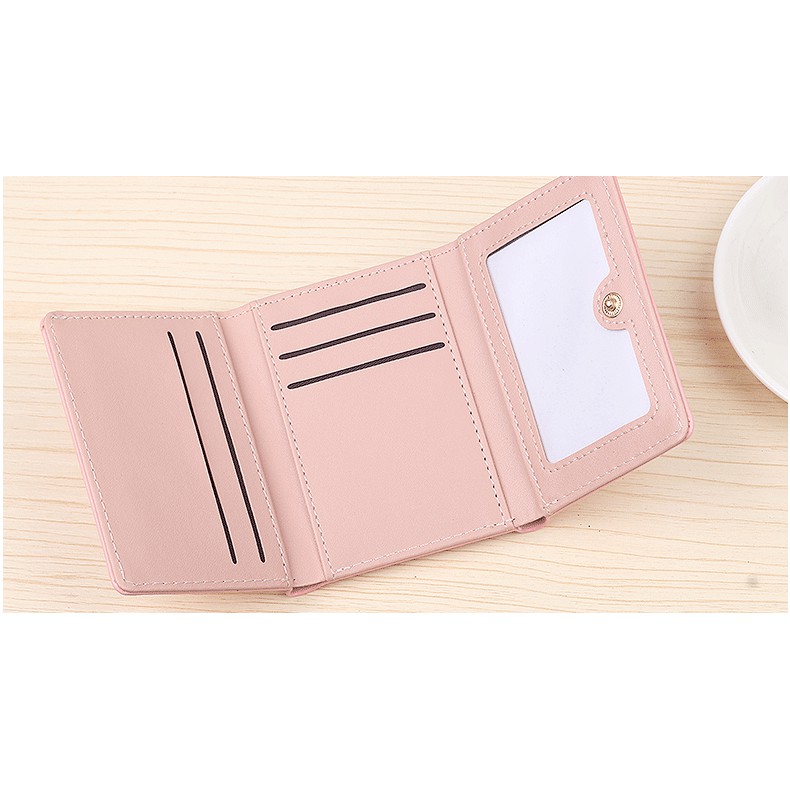 [4 MÀU] Ví Nữ Mini Ngắn Cầm Tay Dễ Thương Nữ Tính Hàn Quốc TVNN222 | BigBuy360 - bigbuy360.vn