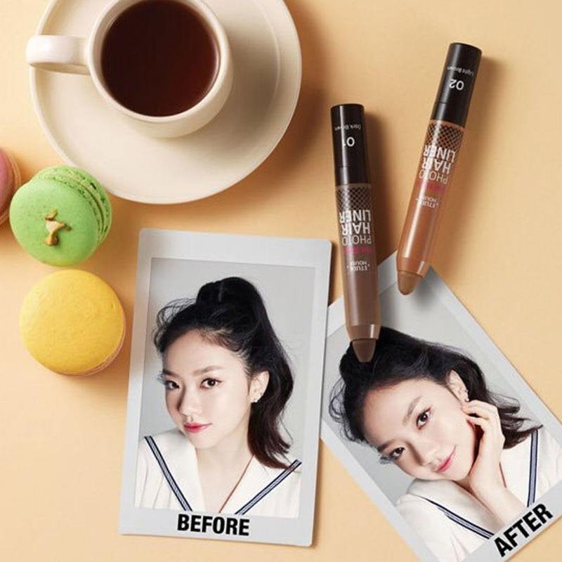 Bút Che Khuyết Điểm Tóc 2 Đầu Etude Hot Style Photo Hair Liner