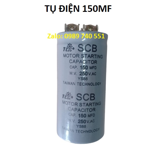 01 tụ điện 150mf Đài Loan loại tốt