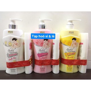 Sữa tắm Thebol trắng/ hồng/ vàng 650g