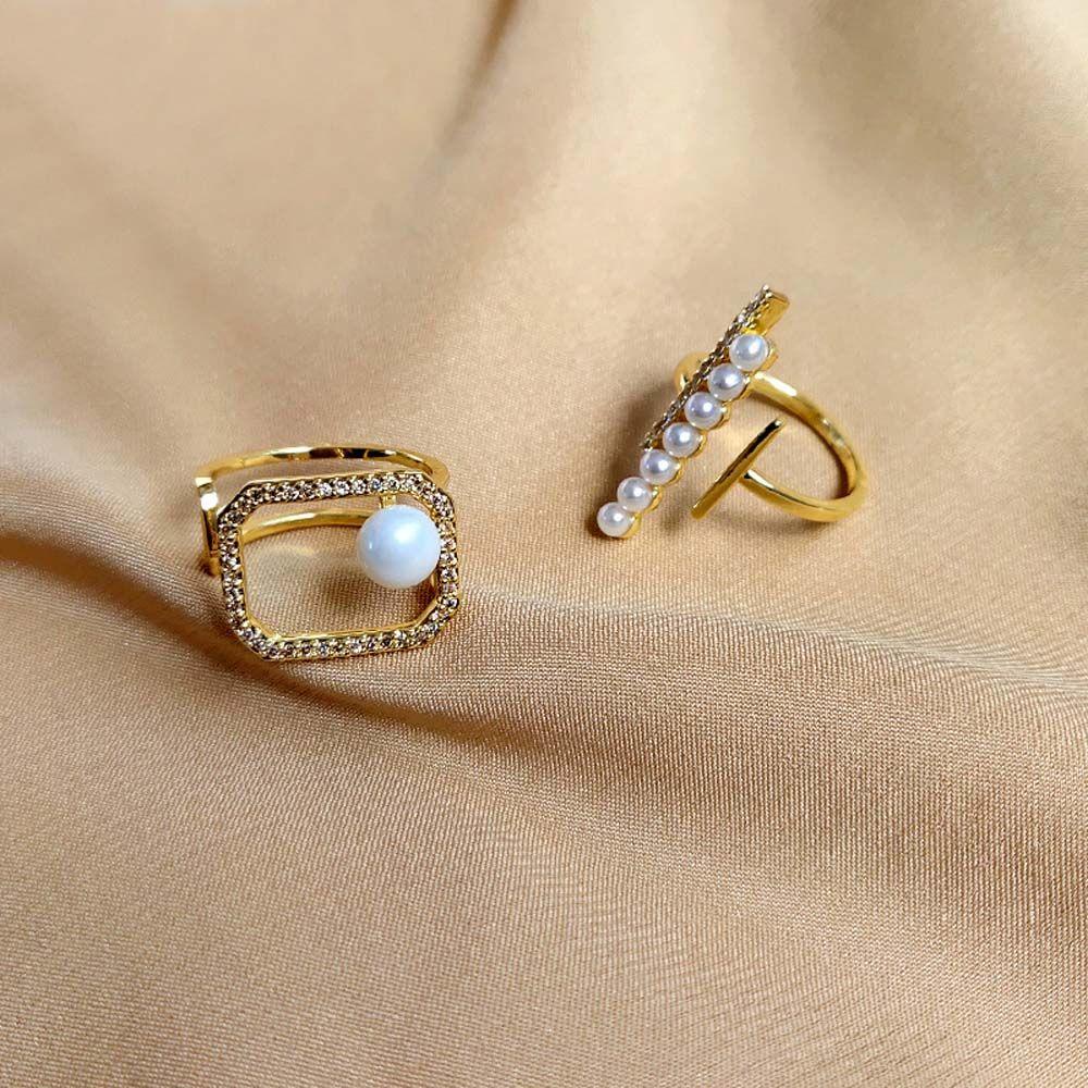 Nhẫn Kim Loại Mặt Vuông Sang Trọng VANES1