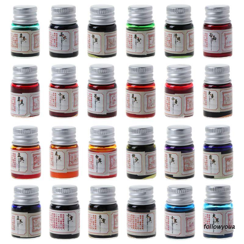 Bình mực màu dùng để vẽ tranh thư pháp an toàn chuyên dụng 5ml