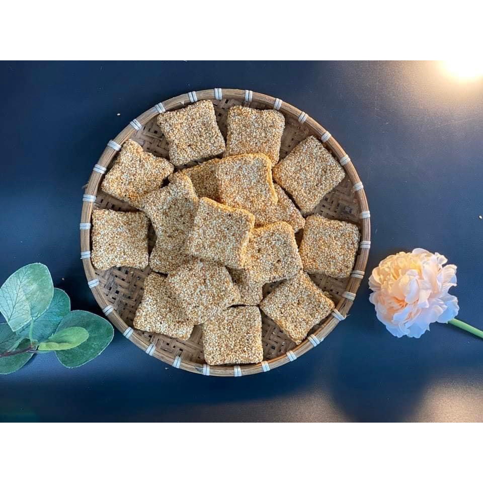 Bánh Khô Mè Giòn Đặc sản Đà Nẵng Sản phẩm cổ truyền thương hiệu Bà Ly - HANIGO FOOD Đặc sản Đà Nẵng Ngon