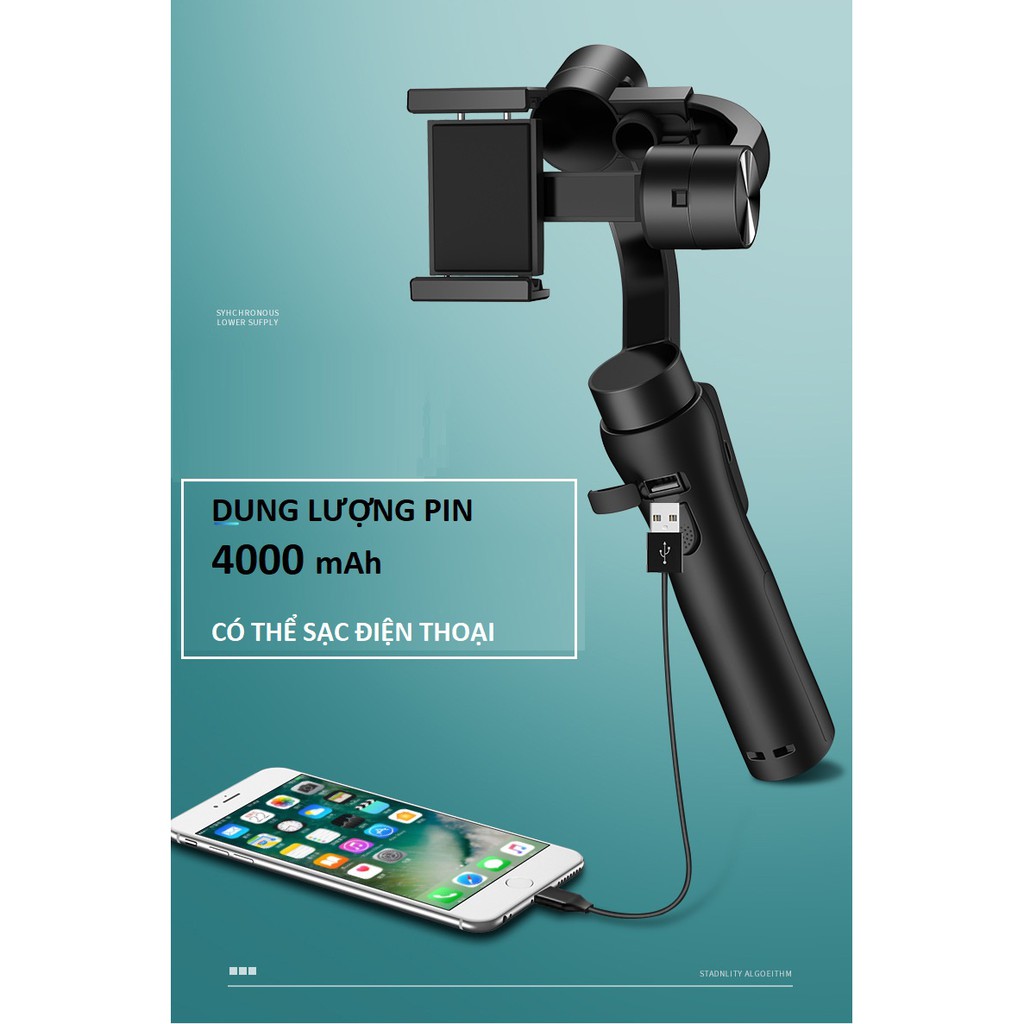 ✔️✔️ Gậy chống rung điện thoại 3 TRỤC Gimbal pro S5B – Hàng nhập khẩu