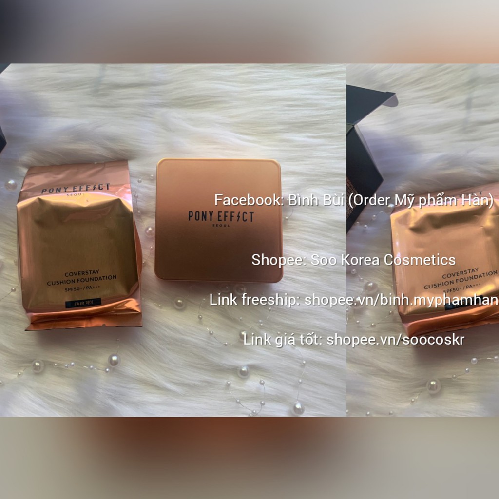 [AUTH] Phấn nước kiềm dầu Pony Effect Coverstay Cushion Foundation (tách set) | BigBuy360 - bigbuy360.vn