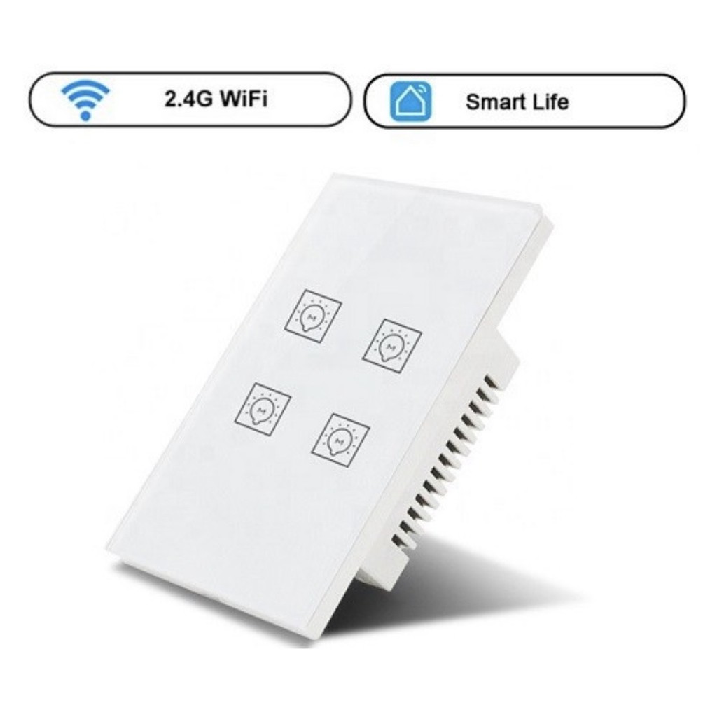 Công tắc cảm ứng wifi 4 nút - CTVC-PS4-285PL