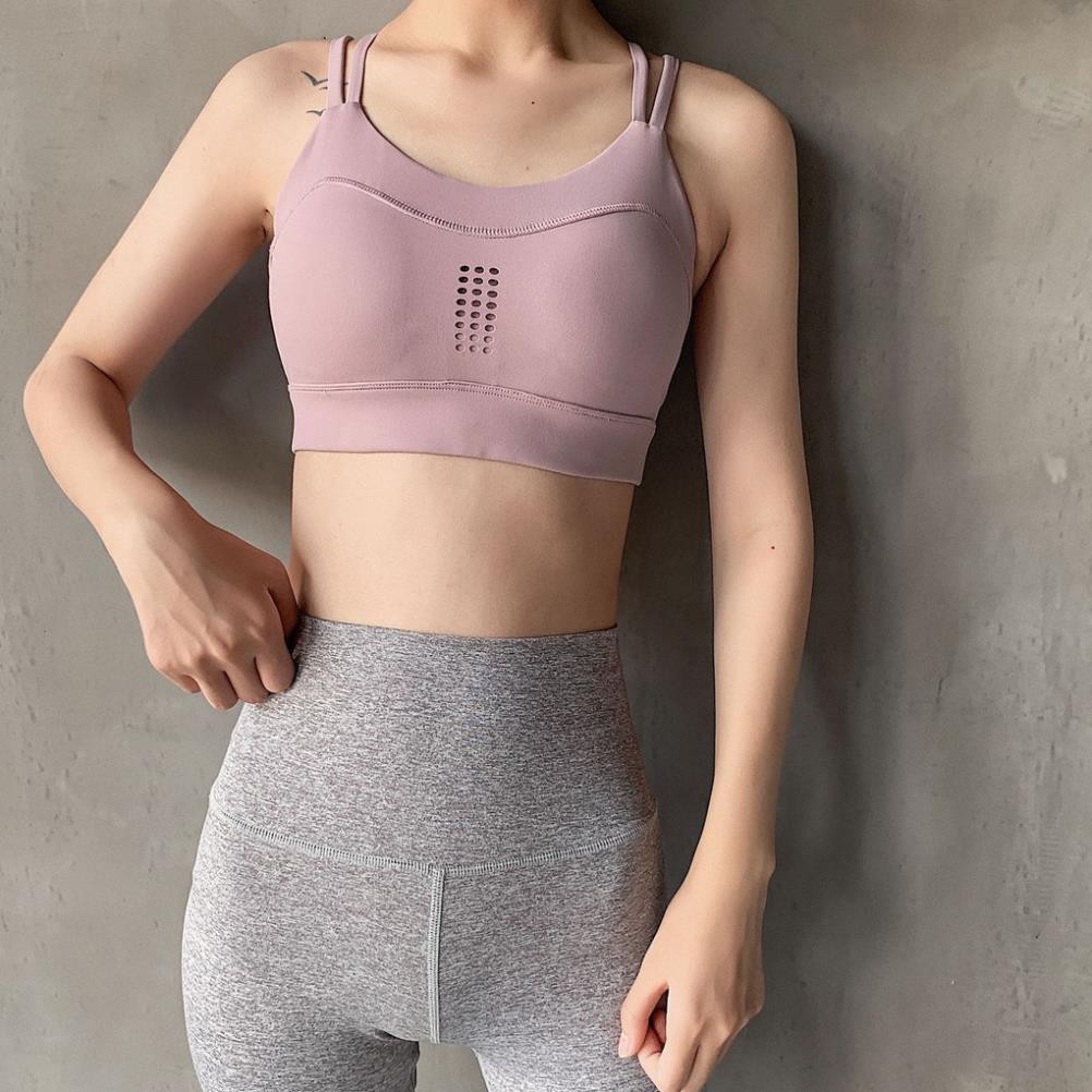 ÁO THỂ THAO NỮ FREESHIP ÁO BRA TẬP YOGA CAO CẤP CHÉO LƯNG AMY BRA A043