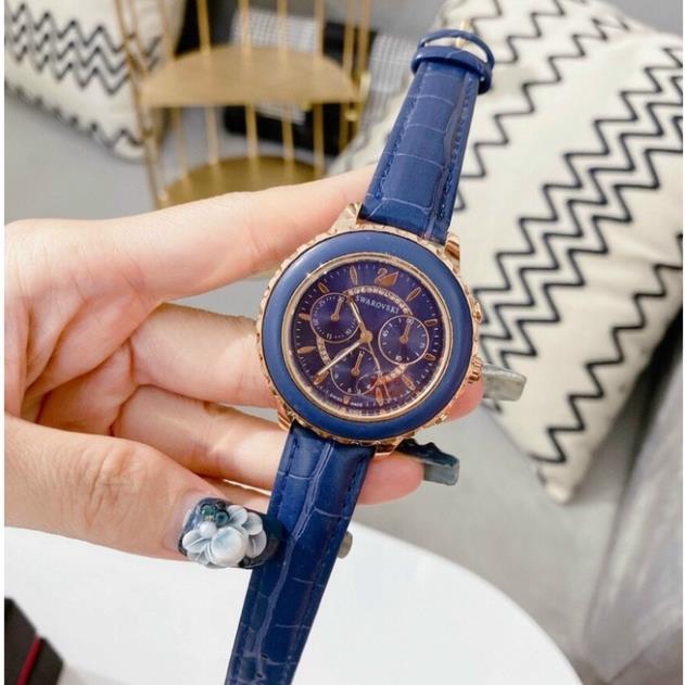 Đồng hồ SWAROVSKI nữ dây da mặt kính chống xước -Jun31watch
