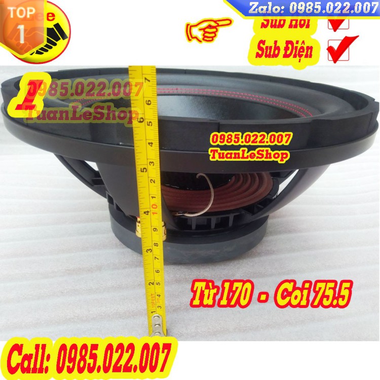 LOA SUB 3 TAC MARTIN KHUNG NHÔM CÔN 76 CAO CẤP – GIÁ 01 CHIẾC –LOA SUB 30