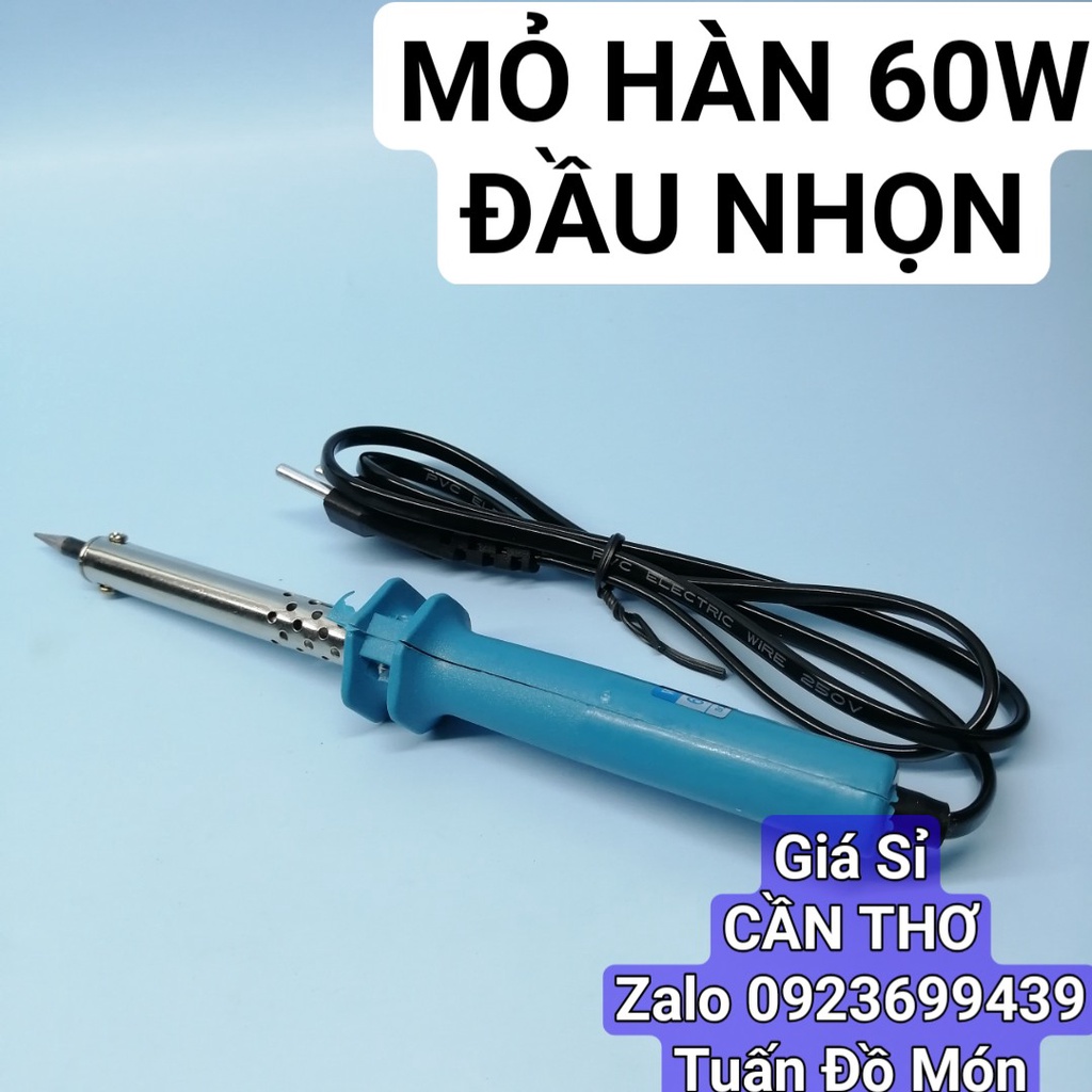 Mỏ Hàn chì thiết Mini Cầm Tay 220v 60w đầu nhọn phụ iện phụ tùng chính hãng