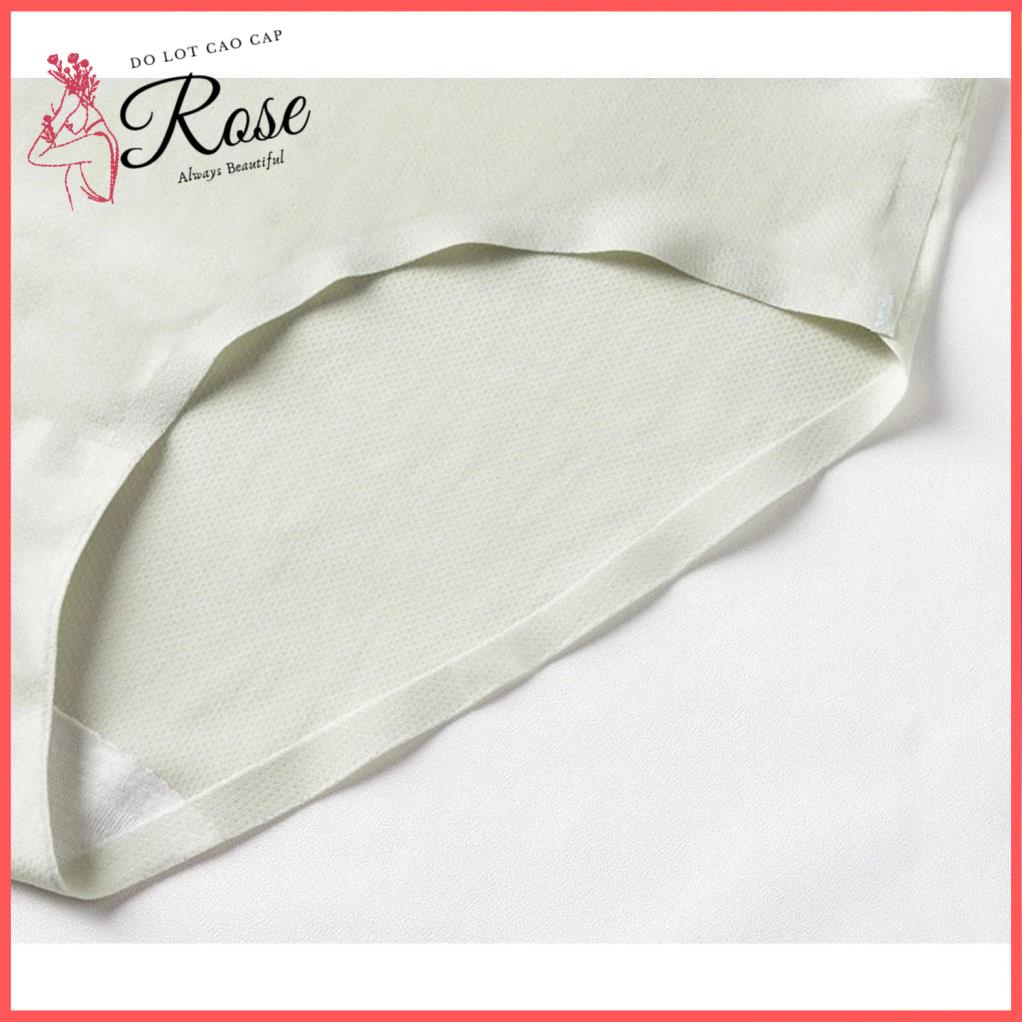 SET 5 Quần Lót Nữ Chất Băng Lụa Thông Hơi Kháng Khuẩn Quần Chíp SIÊU MỎNG Thoáng Mát - Rose P286