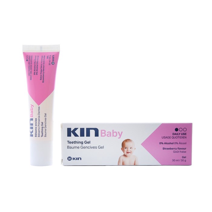GEL BÔI GIẢM SƯNG NƯỚU KHI MỌC RĂNG VÀ TAY CHÂN MIỆNG TRẺ EM - KIN BABY GEL 30ML