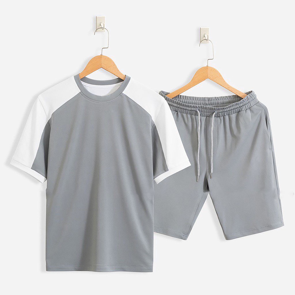 Bộ Hè Nam Azila Thể Thao Phối Màu Tay Trẻ Trung Năng Động -BN321