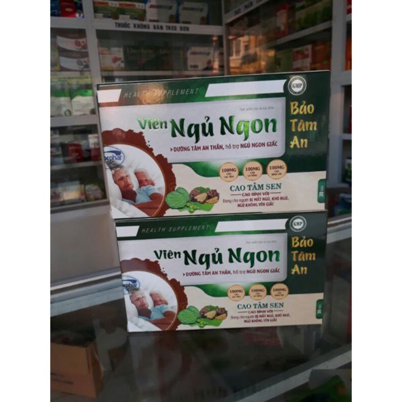 [HIỆU QUẢ 100%] VIÊN NGỦ NGON BẢO TÂM AN CẢI THIỆN GIẤC NGỦ {chính hãng}