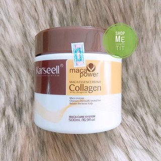Dầu Hấp Tóc Collagen Karseell Maca Siêu Mềm Mượt Tóc 500ml