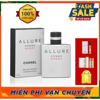 ~𝐍ướ𝐜 𝐇𝐨𝐚 𝐔𝐒𝐀 ~ Nước Hoa Nam Channel Allure Homme Sport EDT 100ml Chính Hãng lưu hương 12h
