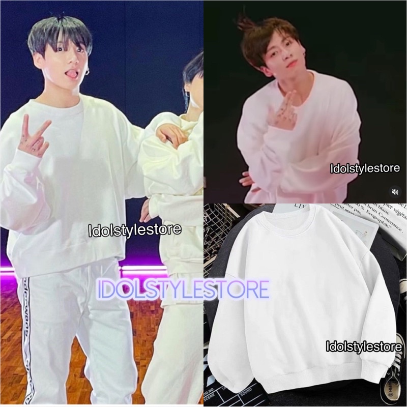 (Quà tặng kèm card idol) áo nỉ sweater như JK jungkook BTS