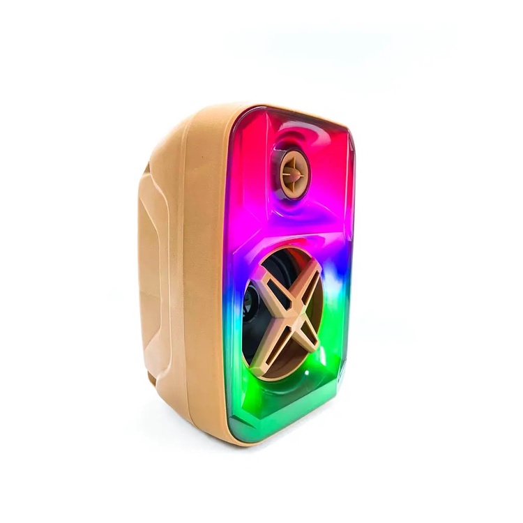 Loa Bluetooth MS-1768BT có đèn led RGB âm thanh chất lượng bass trầm tích hợp khe cắm thẻ nhớ, USB