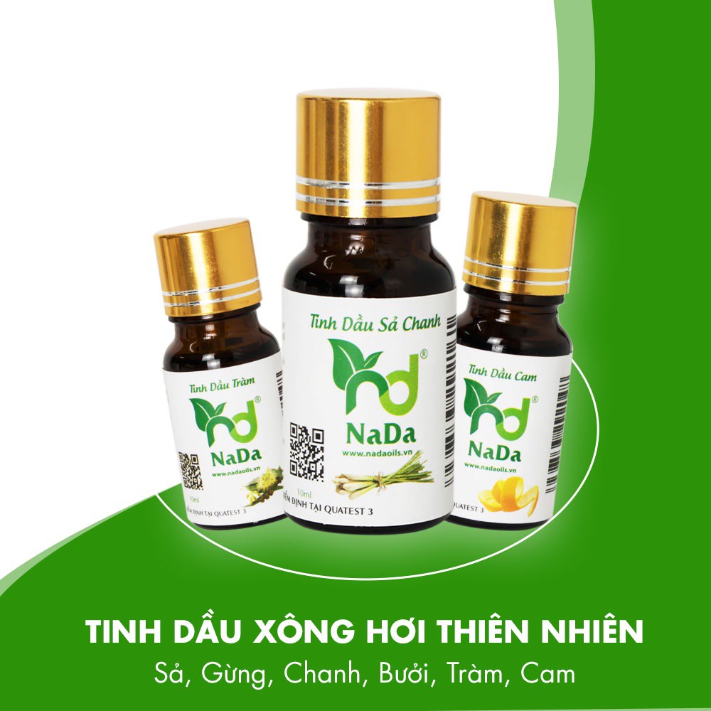 Lá xông giải cảm, lá xông thảo dược, xông giải cảm &amp; tinh dầu sả chanh, combo xông - Happy Life 4U