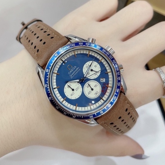 Đồng hồ nam dây da cao câp nappan (omegas) bảo hành 12th ( Lỗi đổi mới hoàn toàn )