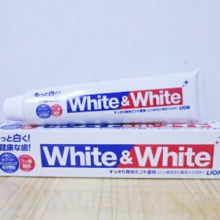 Combo 4 Kem đánh răng white&white của Nhật 120g