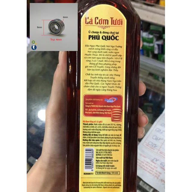 ( Ảnh Thật ) Nước Mắm Nam Ngư Cá Cơm Tươi Phú Quốc Chai 500ml