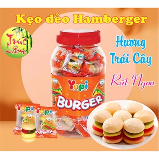 Kẹo Dẻo Hamberger Vị trái cây - Kẹo Dẻo Burger Yupi - Nhập khẩu Indonisia