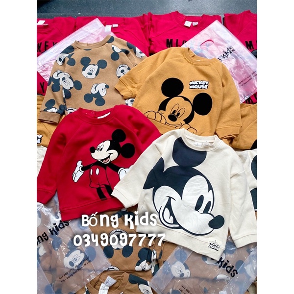 Áo Nỉ Bé Trai Mickey HaM