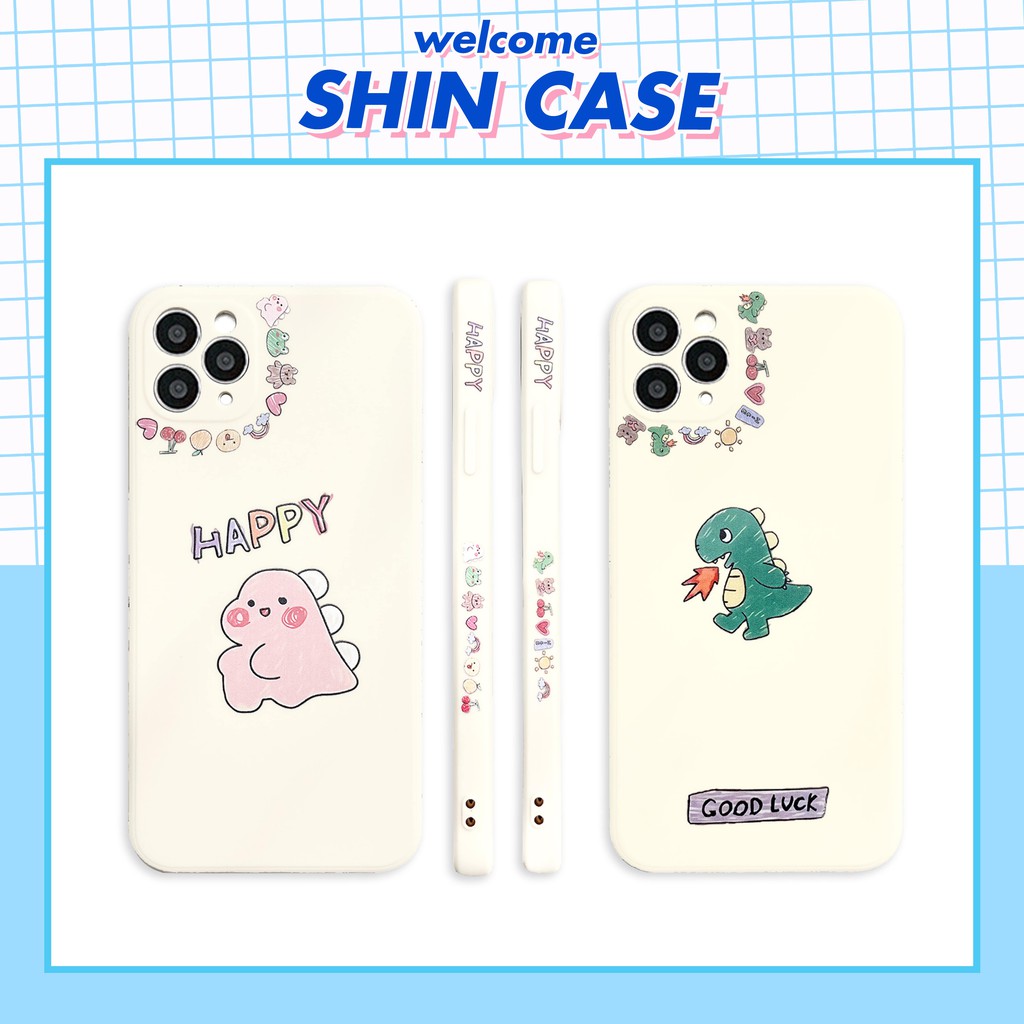 Ốp lưng iphone Lucky cạnh vuông in hình viền 5/5s/6/6plus/6s/6splus/7/7plus/8/8plus/x/xr/xs/11/12/pro/max/plus/promax