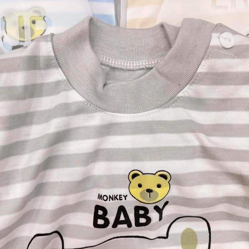 Bộ dài tay bé trai bé gái thu đông chất mỏng mát-Quần áo trẻ em thu đông từ 4-16kg