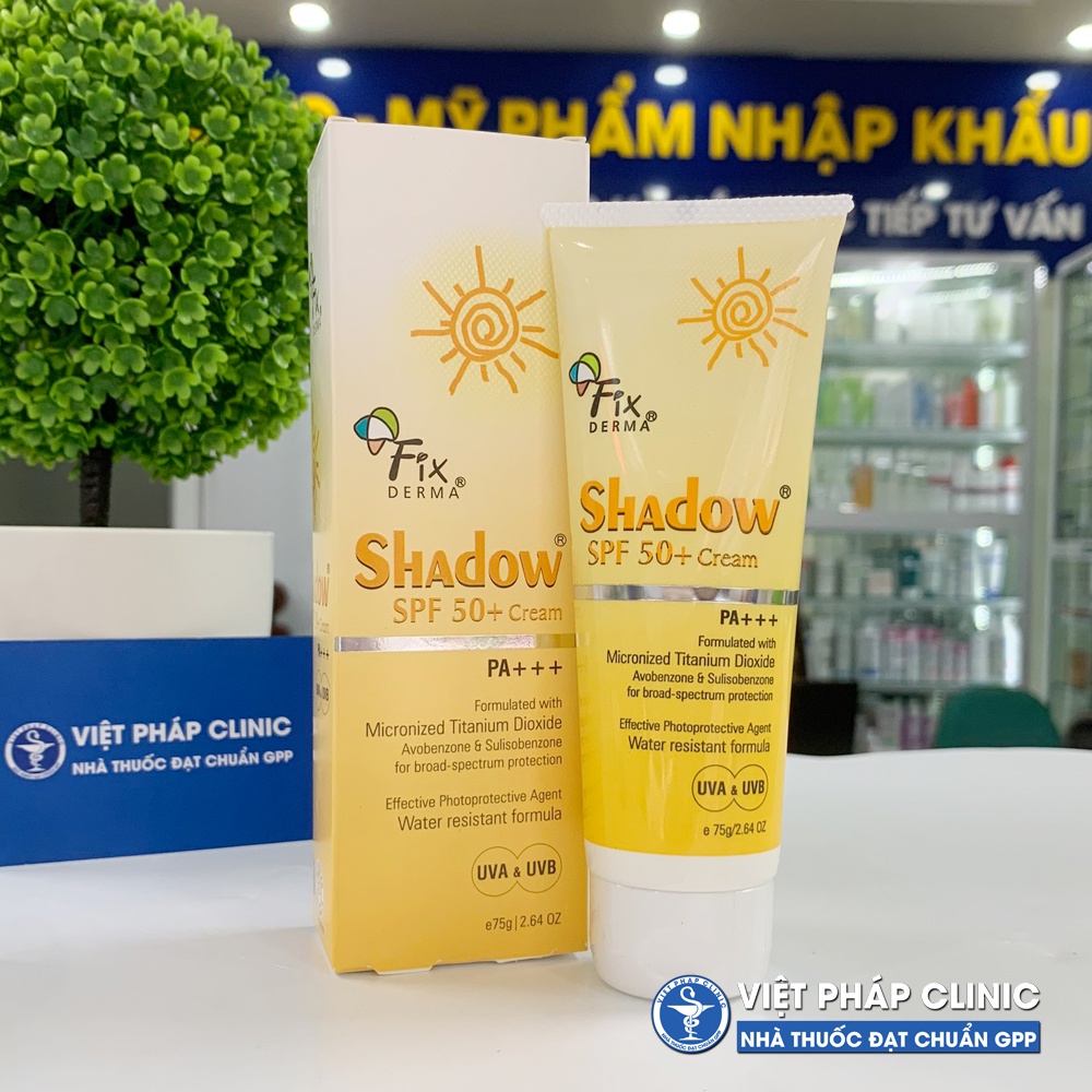Kem chống nắng Fixderma Shadow SPF 50+ PA+++ Cream