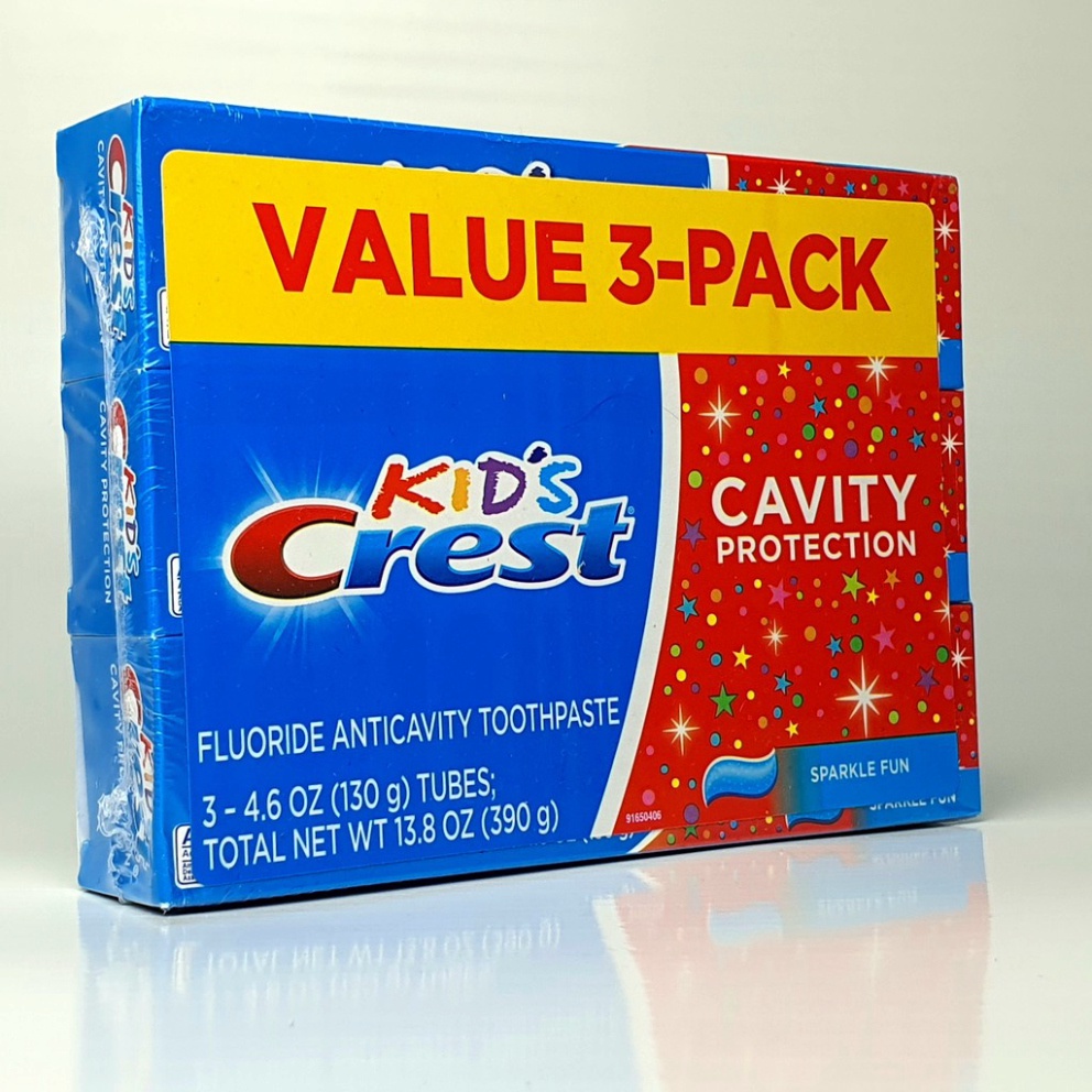 Kem đánh răng Crest Kids Cavity Protection An Toàn Cho Bé có thể nuốt 130g