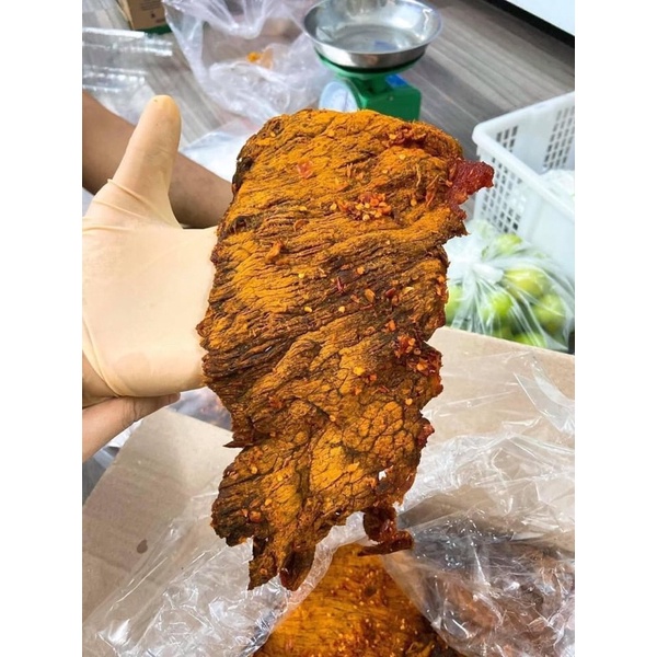 KHÔ BÒ MIẾNG MỀM HỒNG NGỰ 500g
