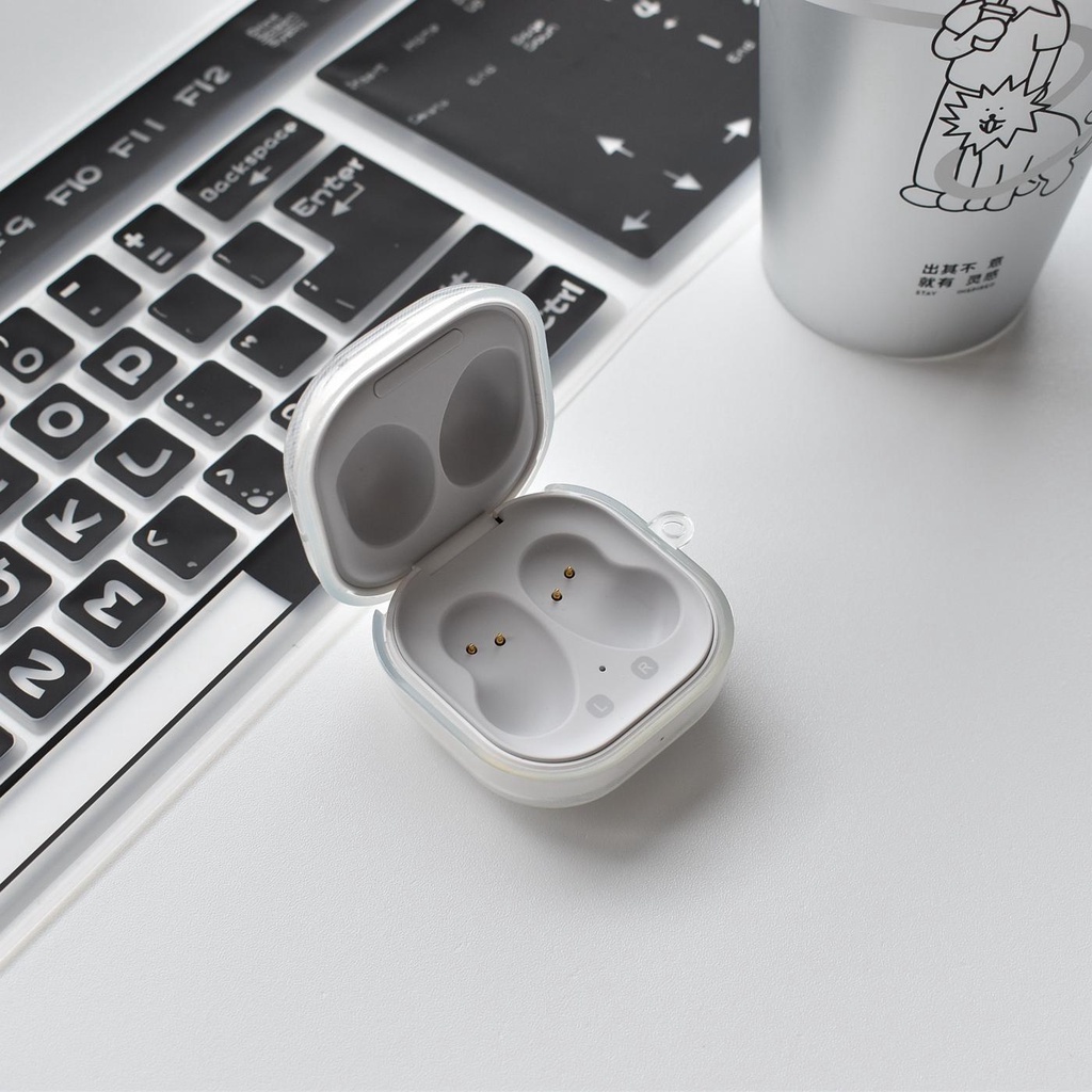 Vỏ Bảo Vệ Hộp Sạc Tai Nghe Bluetooth Không Dây Galaxy Buds Live / Buds 2 / Buds Pro / Buds 2 Pro Bằng Silicon Mềm Trong Suốt Hình Khoai Tây Chiên McDonald 's