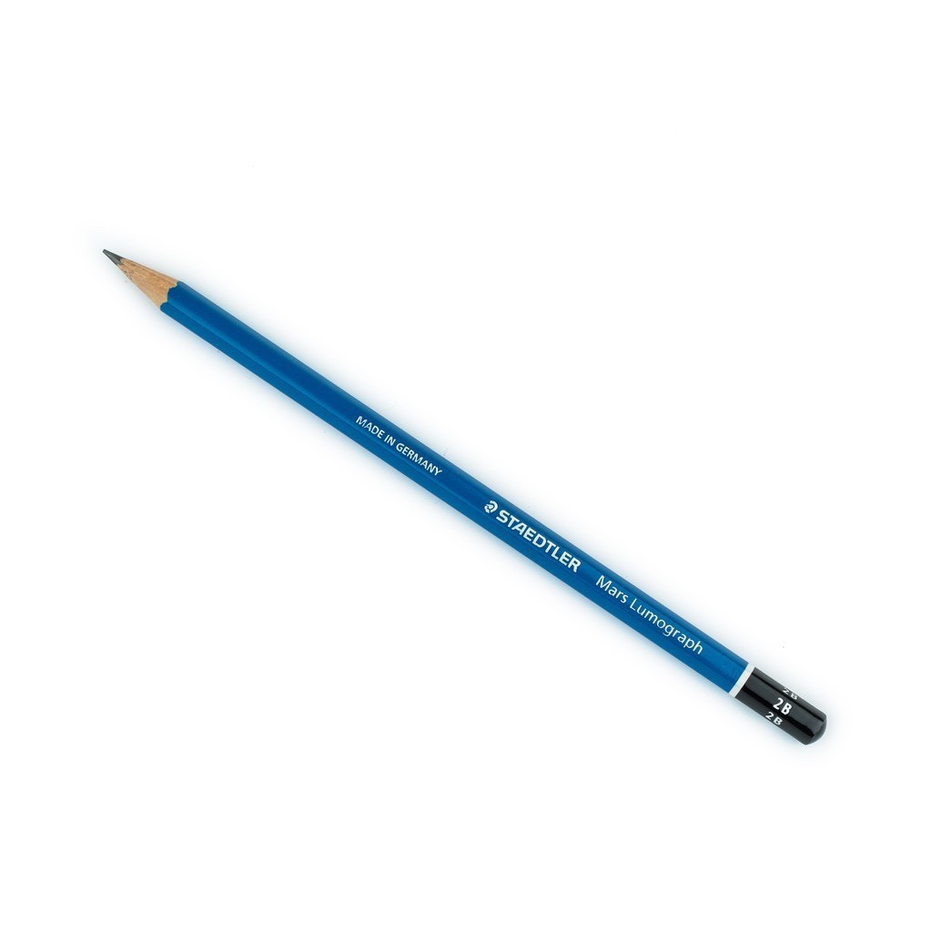 [Mã BMINCU50 giảm 50K đơn 250K] Bút Chì Gỗ Staedtler HB,2B Mars Lumograph Graphite Pencil Của Đức (100-HB,2B)