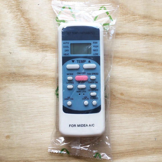 Remote máy lạnh Midea [TẶNG KÈM PIN] Khiển remote điều hoà máy lạnh media