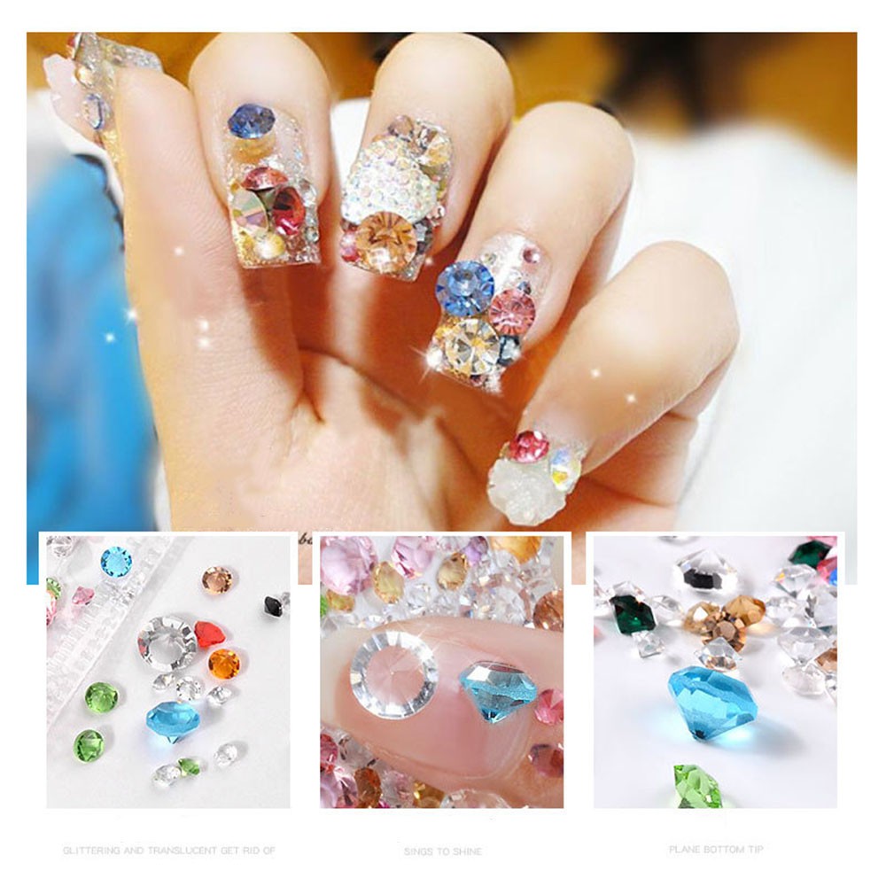 Hạt Pha Lê Lấp Lánh Đính Móng Nghệ Thuật
