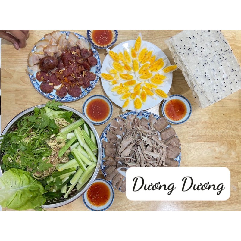 (2kg) Bánh Tráng Mè Đen Loại 1 - Đặc Sản Phan Rang - Tháp Chàm -Bánh tráng mè Dương