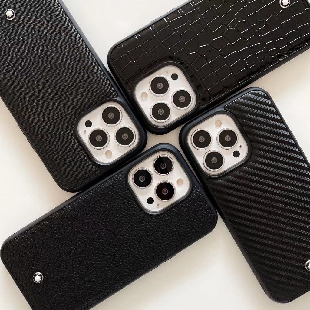 MONTBLANC Ốp Lưng Chất Liệu Da Cho Apple iPhone 13 Pro