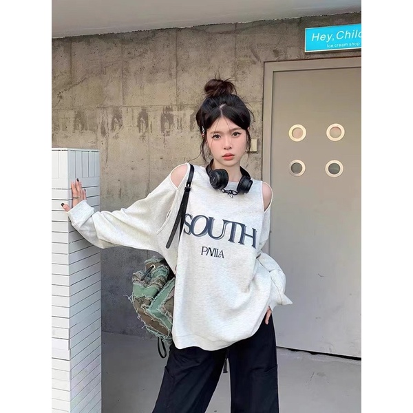 Áo sweater hở vai South