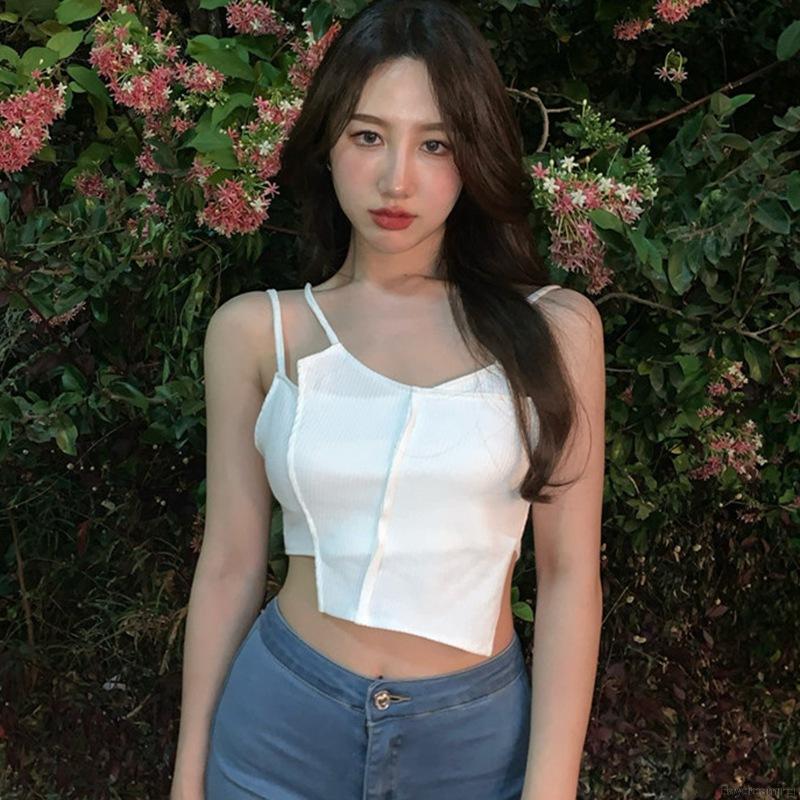 Áo Dệt Kim Thiết Kế Không Đồng Đều Quyến Rũ Thời Trang Dành Cho Nữ