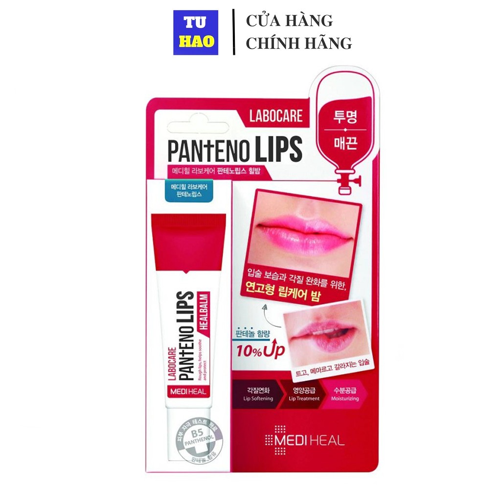 Son Dưỡng chuyên dùng cho môi khô nứt nẻ Mediheal Labocare Panteno Lips Healbalm 10ml ( Dùng Ban Đêm ) - Từ hảo