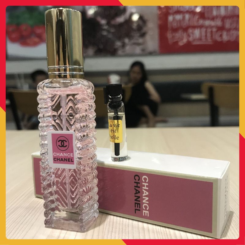 Nước Hoa mini Chance Hồng 20ml 6D Hương Thơm Nữ Tính, Nhẹ Nhàng Lưu Hương 12h Nước Hoa Nữ Thơm Lâu