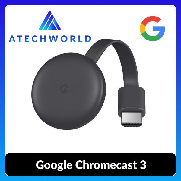 Google Chromecast 3 - Thiết Bị Android TV Box - Hàng Chính Hãng